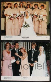 1g500 WEDDING 8 color 11x14 stills '78 Robert Altman, Carol Burnett, Mia Farrow!