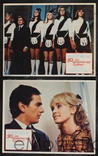 1g018 30 IS A DANGEROUS AGE CYNTHIA 8 LCs '68 great images of Dudley Moore & sexy Suzy Kendall!