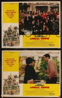 1g839 ANIMAL HOUSE 3 LCs '78 John Belushi, John Landis directed college fraternity classic!