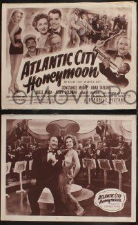 1g727 ATLANTIC CITY 4 LCs R50 sexy Constance Moore, Brad Taylor, Louis Armstrong and band!