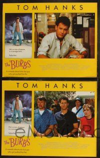 1g080 BURBS 8 LCs '89 Tom Hanks, Bruce Dern, Carrie Fisher, in savage land, suburbia!