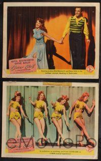 1g739 COVER GIRL 4 LCs '44 sexiest Rita Hayworth romanced by Gene Kelly, Phil Silvers!