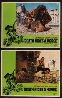 1g118 DEATH RIDES A HORSE 8 LCs '68 Giulio Petroni's Da uomo a uomo, tough Lee Van Cleef!