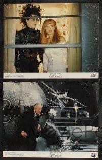 1g668 EDWARD SCISSORHANDS 5 color 11x14 stills '90 Johnny Depp, Winona Ryder, Vincent Price, Burton