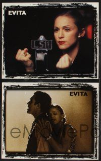 1g606 EVITA 6 LCs '96 glamorous Madonna as Eva Peron, Antonio Banderas, Alan Parker!