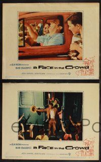 1g670 FACE IN THE CROWD 5 LCs '57 Andy Griffith took it raw like his bourbon & his sin, Elia Kazan