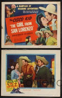 1g185 GIRL FROM SAN LORENZO 8 LCs '50 Leo Carrillo, Duncan Renaldo as The Cisco Kid!
