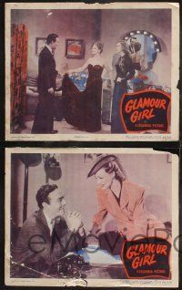1g617 GLAMOUR GIRL 6 LCs '48 great images of Gene Krupa & His Orchestra + sexy Virginia Grey!