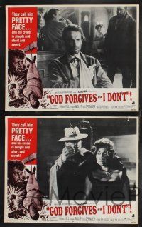 1g187 GOD FORGIVES I DON'T 8 LCs '69 cool images of gunslinger Terence Hill!