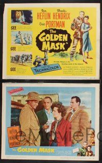 1g192 GOLDEN MASK 8 LCs '54 Van Heflin, Wanda Hendrix, actually filmed in the Sahara!