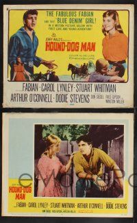 1g221 HOUND-DOG MAN 8 LCs '59 Fabian starring in his first movie with pretty Carol Lynley!