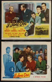 1g226 I JANE DOE 8 LCs '48 Vera Ralston & Ruth Hussey, married to John Carroll at same time!