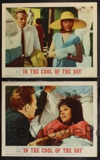 1g545 IN THE COOL OF THE DAY 7 LCs '63 sexy Jane Fonda, Peter Finch, Angela Lansbury