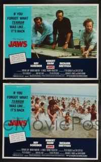 1g774 JAWS 4 LCs R79 Roy Scheider, Robert Shaw, Richard Dreyfuss, Steven Spielberg's shark classic!