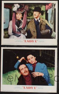 1g262 LADY L 8 LCs '66 images of sexy Sophia Loren & Paul Newman with mustache!