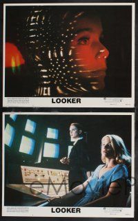 1g281 LOOKER 8 LCs '81 Michael Crichton, Albert Finney, James Coburn, plastic surgery sci-fi horror