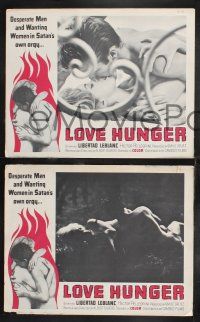 1g867 LOVE HUNGER 3 LCs '65 desperate men & wanting women in Satan's own orgy!