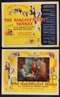 1g293 MAGNIFICENT YANKEE 8 LCs '51 Louis Calhern as Oliver Wendell Holmes, directed by John Sturges