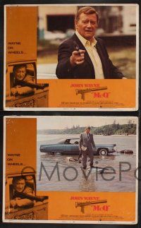 1g554 McQ 7 LCs '74 John Wayne is a busted cop, Diana Muldaur, directed by John Sturges!