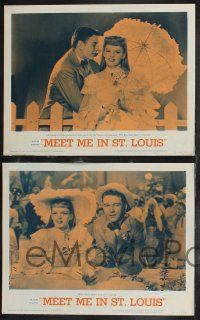 1g303 MEET ME IN ST. LOUIS 8 LCs R62 Judy Garland, Lucille Bremer, Drake, Daniels, classic musical!
