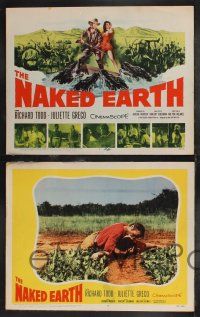 1g319 NAKED EARTH 8 LCs '58 sexy Juliette Greco, out of darkest Africa comes mighty adventure!