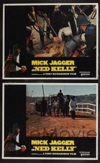 1g326 NED KELLY 8 LCs '70 Mick Jagger as legendary Australian bandit, Tony Richardson!