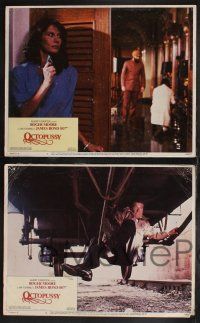 1g335 OCTOPUSSY 8 LCs '83 Roger Moore as James Bond 007, Maud Adams, Louis Jourdan