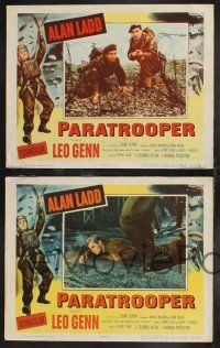 1g694 PARATROOPER 5 LCs '53 Alan Ladd is an English Red Beret in WWII!