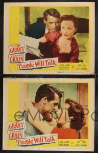 1g796 PEOPLE WILL TALK 4 LCs '51 Cary Grant, Jeanne Crain, Walter Slezak!