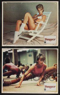 1g797 PERFECT 4 LCs '85 by Jamie Lee Curtis, sexiest portraits in skimpy workout clothes!