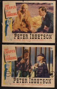 1g874 PETER IBBETSON 3 LCs '35 Ann Harding watches suave Gary Cooper holding hands with Doris Lloyd!