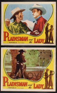 1g698 PLAINSMAN & THE LADY 5 LCs '46 cowboy Wild Bill Elliott & Vera Ralston, Pony Express!