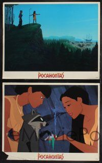 1g012 POCAHONTAS 9 LCs '95 Walt Disney, Native American Indian cartoon images!