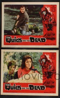 1g373 QUICK & THE DEAD 8 LCs '63 Victor French, cool action images!