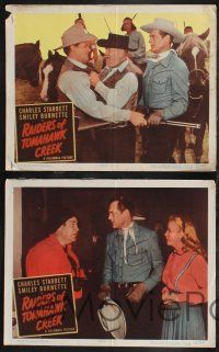 1g634 RAIDERS OF TOMAHAWK CREEK 6 LCs '50 Charles Starrett as the Durango Kid & Smiley Burnett