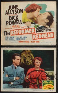 1g379 REFORMER & THE REDHEAD 8 LCs '50 June Allyson overpowers Dick Powell with 1000 laughs!