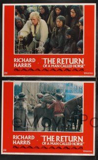 1g381 RETURN OF A MAN CALLED HORSE 8 LCs '76 Richard Harris as Native American Indian!