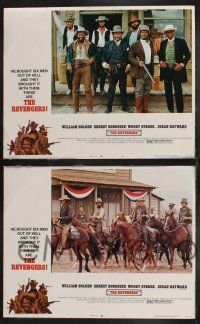 1g385 REVENGERS 8 LCs '72 Daniel Mann directed, William Holden, Ernest Borgnine, Woody Strode!