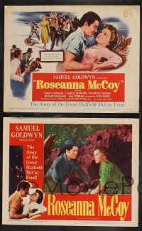 1g391 ROSEANNA MCCOY 8 LCs '49 Farley Granger in famous feud with the Hatfields, Nicholas Ray