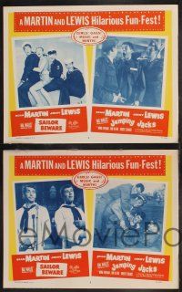 1g393 SAILOR BEWARE/JUMPING JACKS 8 LCs '57 Dean Martin & Jerry Lewis double-feature!