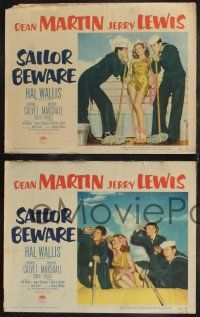 1g808 SAILOR BEWARE 4 LCs '52 wackiest Dean Martin & Jerry Lewis, sexy Corinne Calvet!