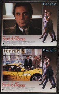 1g571 SCENT OF A WOMAN 7 LCs '92 great images of blind veteran Al Pacino, Chris O'Donnell!