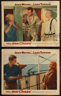 1g889 SEA CHASE 3 LCs '55 John Wayne, Lana Turner, Tab Hunter, World War II!