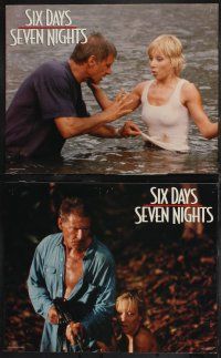 1g574 SIX DAYS SEVEN NIGHTS 7 LCs '98 Ivan Reitman, Harrison Ford & Anne Heche stranded on island!