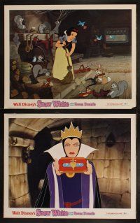 1g415 SNOW WHITE & THE SEVEN DWARFS 8 LCs R75 Walt Disney animated cartoon fantasy classic