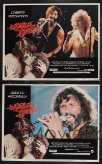 1g430 STAR IS BORN 8 LCs '77 great images of Kris Kristofferson & Barbra Streisand!