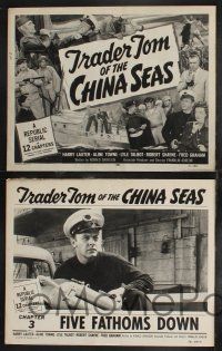 1g822 TRADER TOM OF THE CHINA SEAS 4 chapter 3 LCs '54 Republic serial, Five Fathoms Down!