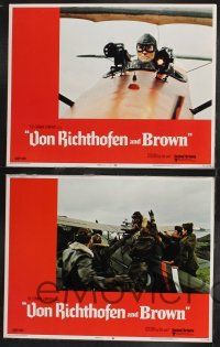 1g492 VON RICHTHOFEN & BROWN 8 LCs '71 WWI, John Phillip Law, Don Stroud, the Red Baron!