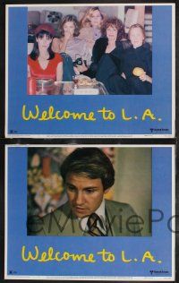 1g501 WELCOME TO L.A. 8 LCs '76 Alan Rudolph, Robert Altman, Keitel, City of the One Night Stands!