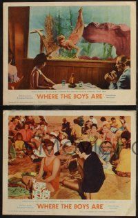 1g829 WHERE THE BOYS ARE 4 LCs '61 Barbara Nichols, Dolores Hart, Yvette Mimieux & Prentiss!